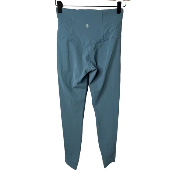 Athleta Elation Pirouette 7/8 Tight Leggings Size XS Rivera Blue Athletic - Picture 6 of 11